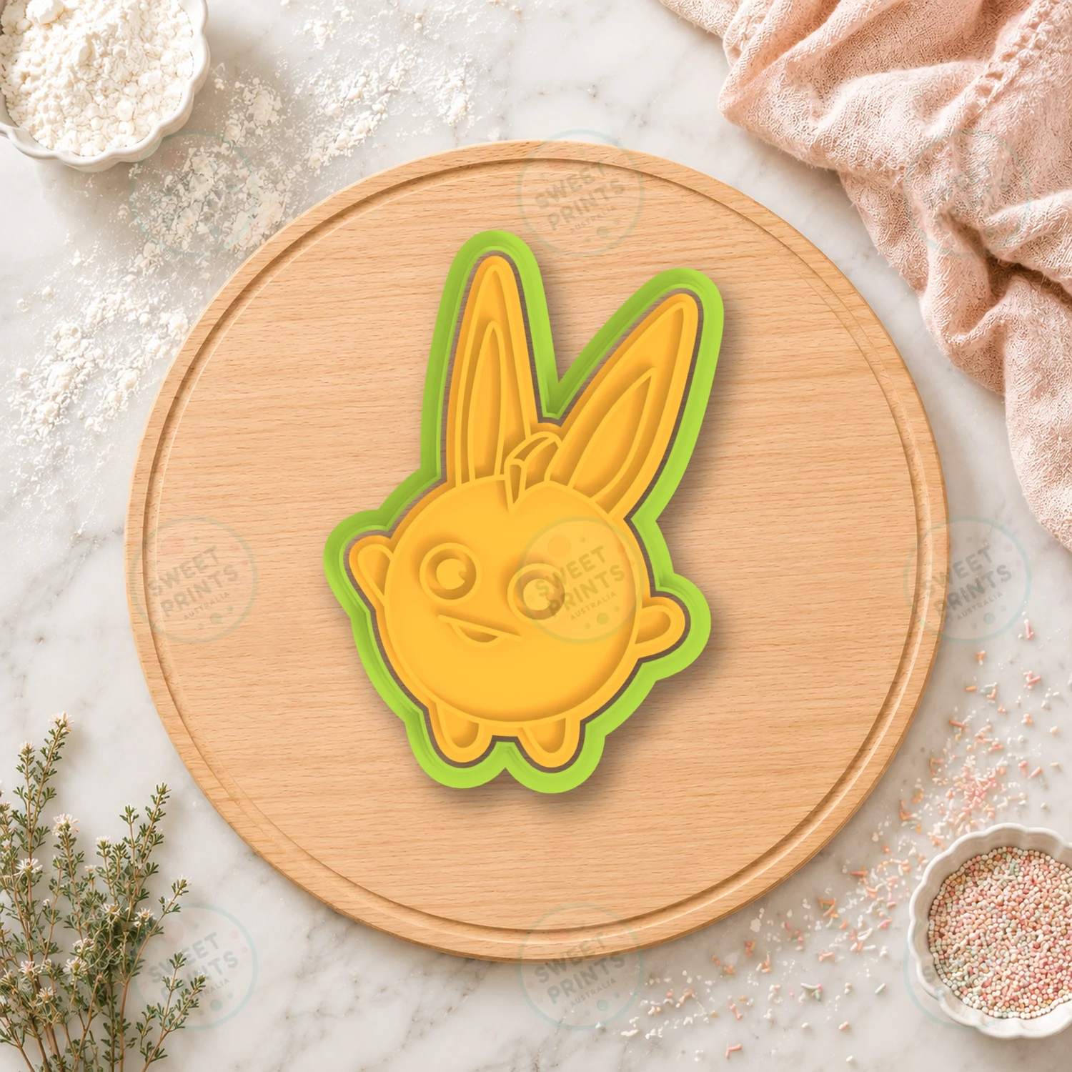 Sunny Bunnies 3 Cookie Cutter & Stamp cookie cutter