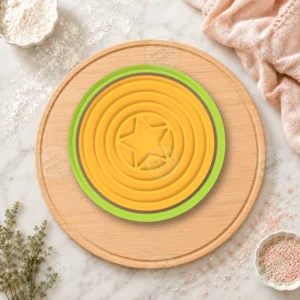 Captain America Shield Cookie Cutter & Stamp