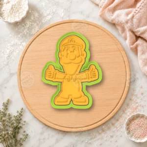 Luigi 1 Cookie Cutter & Stamp