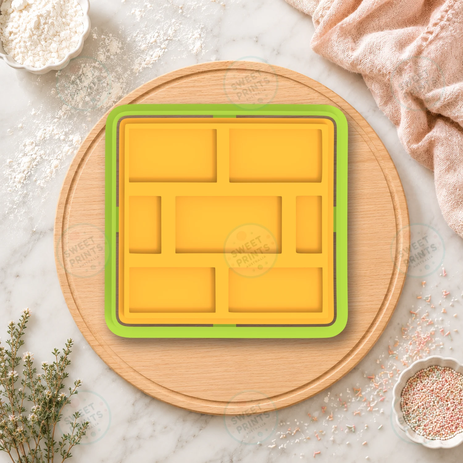 Super Mario Brick 1 Cookie Cutter & Stamp cookie cutter