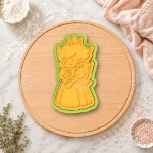 Princess Peach Cookie Cutter & Stamp