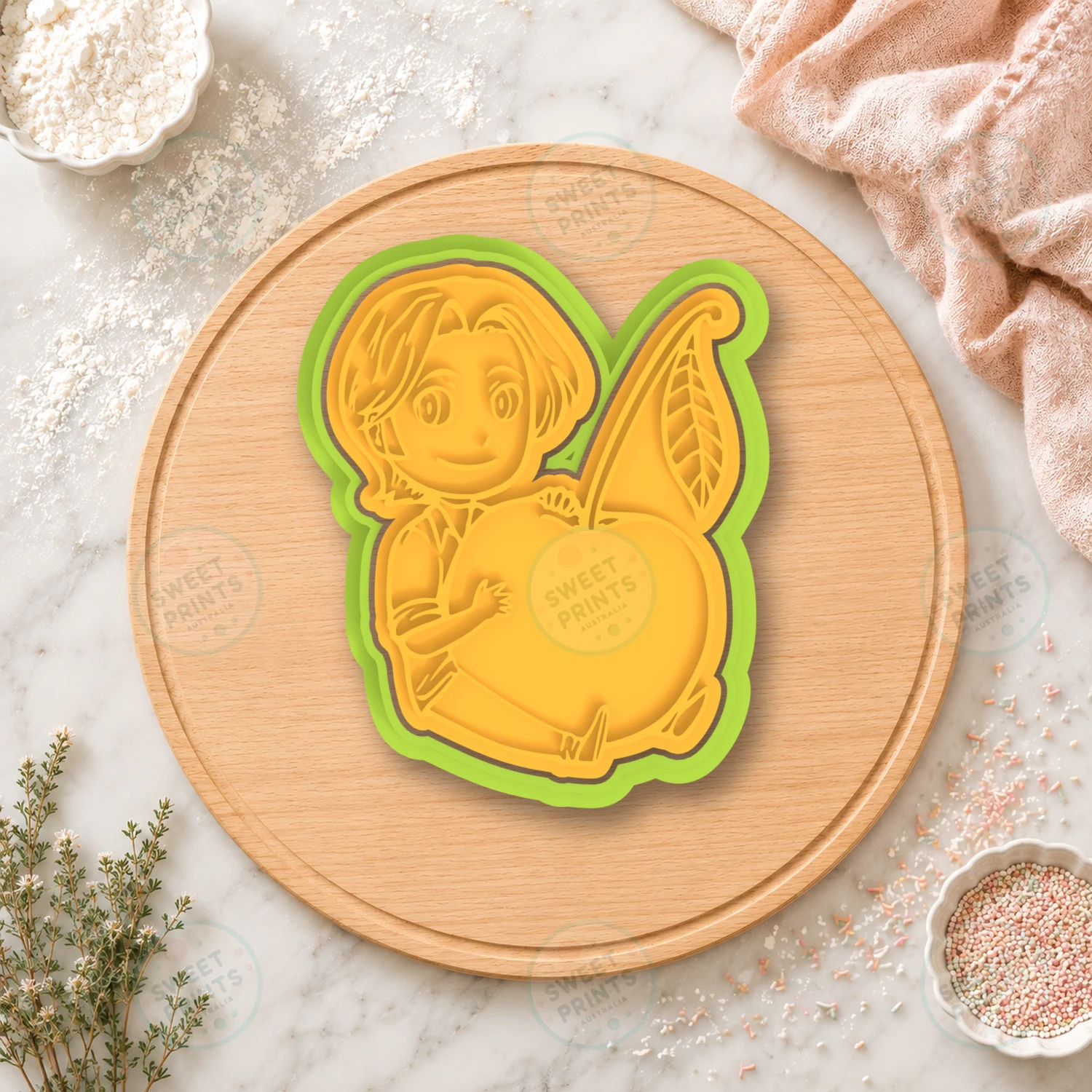 Sam Cookie Cutter & Stamp cookie cutter
