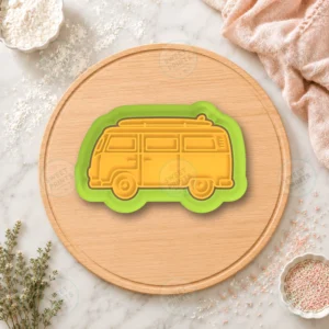 Volkswagen Kombi Van Cookie Cutter & Stamp