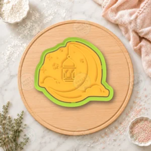 Ramadan Crescent Moon Cookie Cutter & Stamp