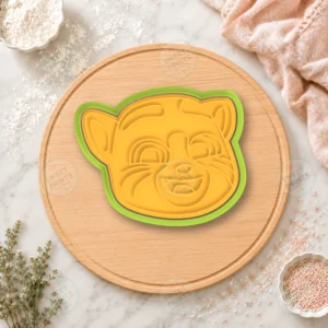 Talking Tom Friends Cat Cookie Cutter & Stamp