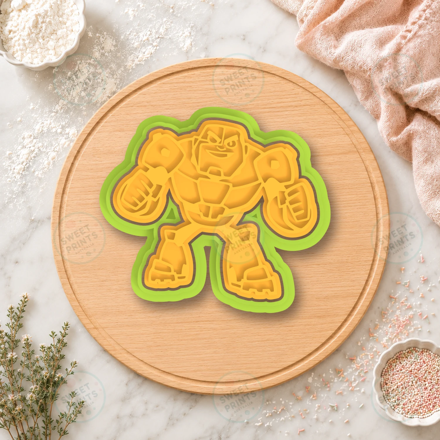Cyborg Cookie Cutter & Stamp cookie cutter