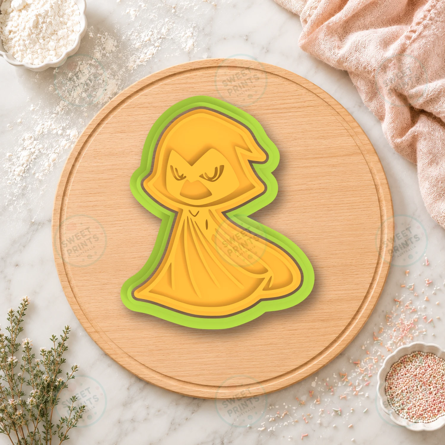 Raven Cookie Cutter & Stamp cookie cutter