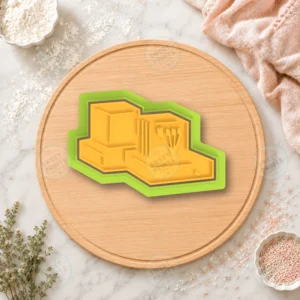 Tefillin Cookie Cutter & Stamp cookie cutter