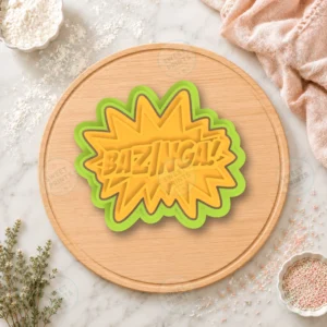Bazinga Burst Cookie Cutter & Stamp