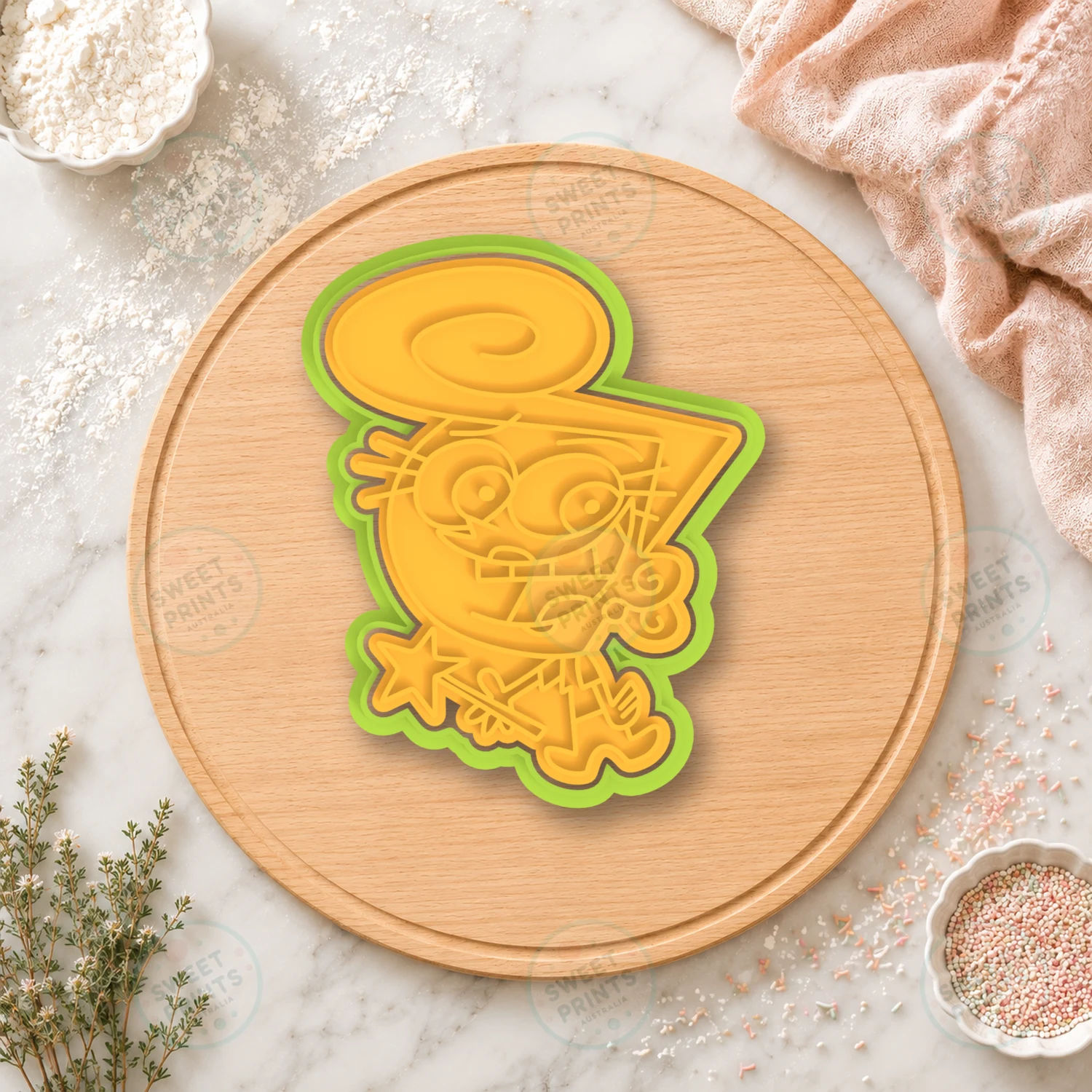 Cosmo Cookie Cutter & Stamp cookie cutter
