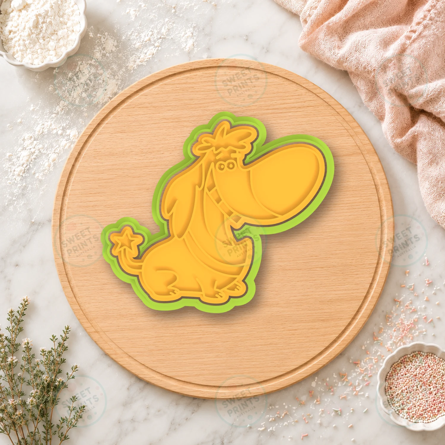 Fairly Oddparents Dog Character Cookie Cutter & Stamp cookie cutter