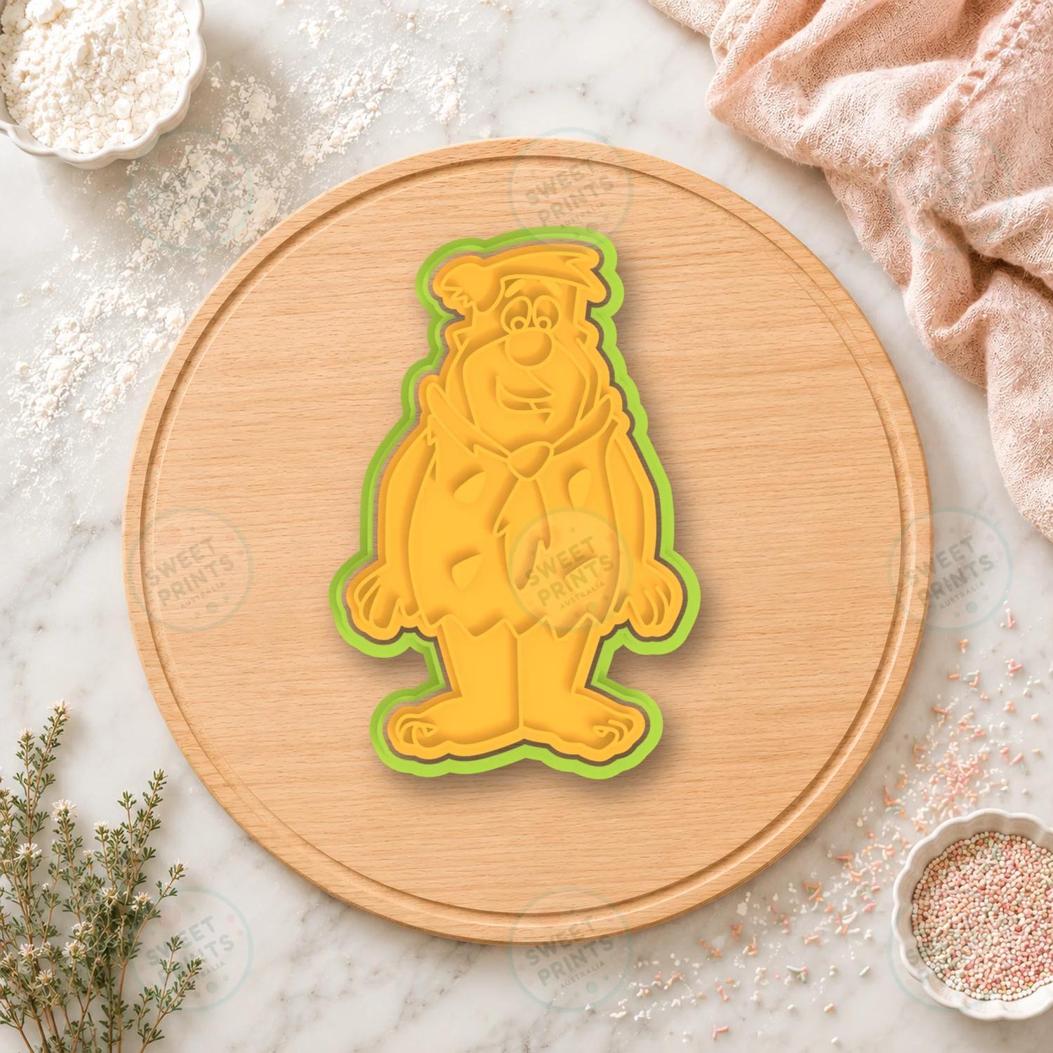 Fred Flintstone Cookie Cutter & Stamp cookie cutter