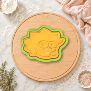 Maggie Simpson Cookie Cutter & Stamp