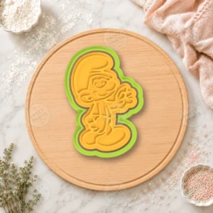 Smurf Pointing 2 Cookie Cutter & Stamp