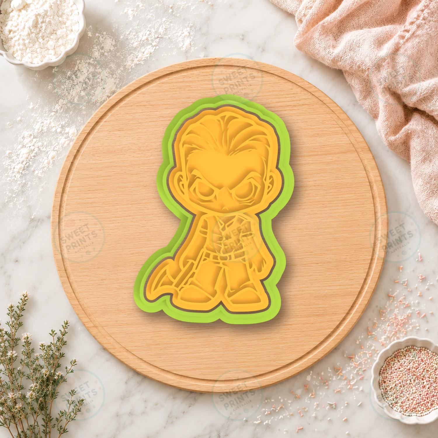 Rick Grimes Cookie Cutter & Stamp cookie cutter