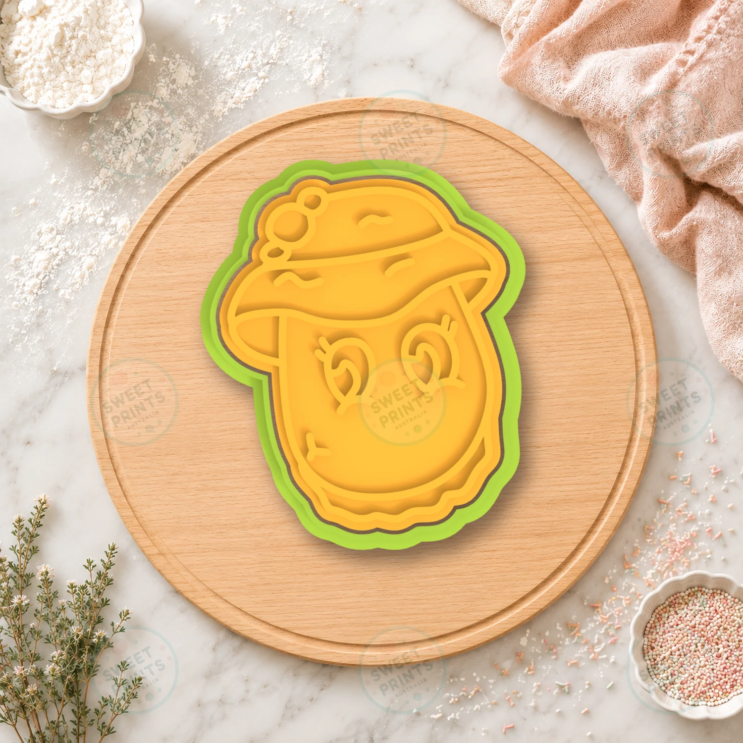 Wiggles Henry The Octopus Cookie Cutter & Stamp cookie cutter
