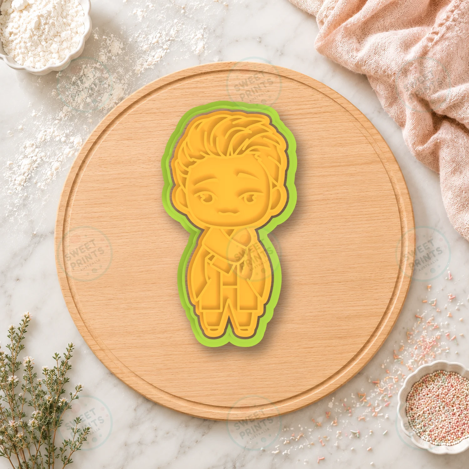 Tinytan Chibi Character 4 Cookie Cutter & Stamp cookie cutter