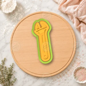 Adjustable Wrench 2 Cookie Cutter & Stamp