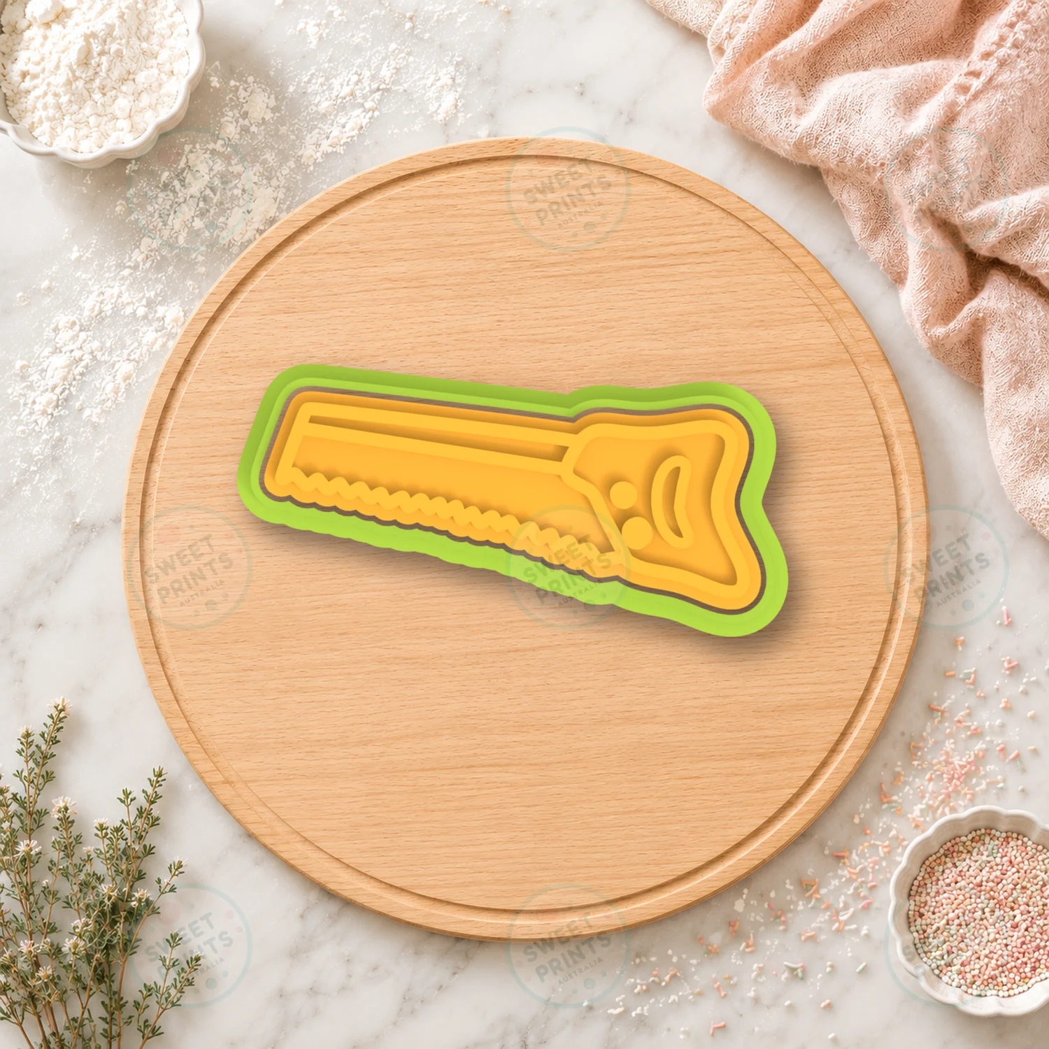 Hand Saw 1 Cookie Cutter & Stamp cookie cutter