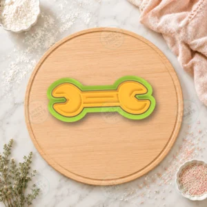 Wrench 2 Cookie Cutter & Stamp