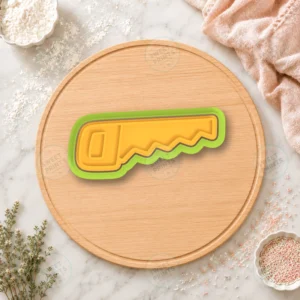 Hand Saw 2 Cookie Cutter & Stamp