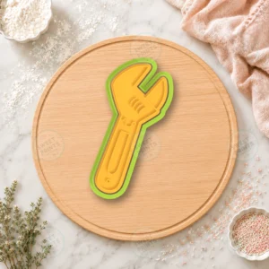 Kawaii Adjustable Wrench Cookie Cutter & Stamp