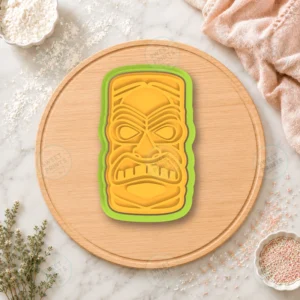 Tiki Totem Face Mask Cookie Cutter & Stamp