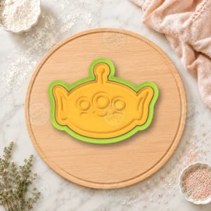 Squeeze Toy Aliens 2 Cookie Cutter & Stamp