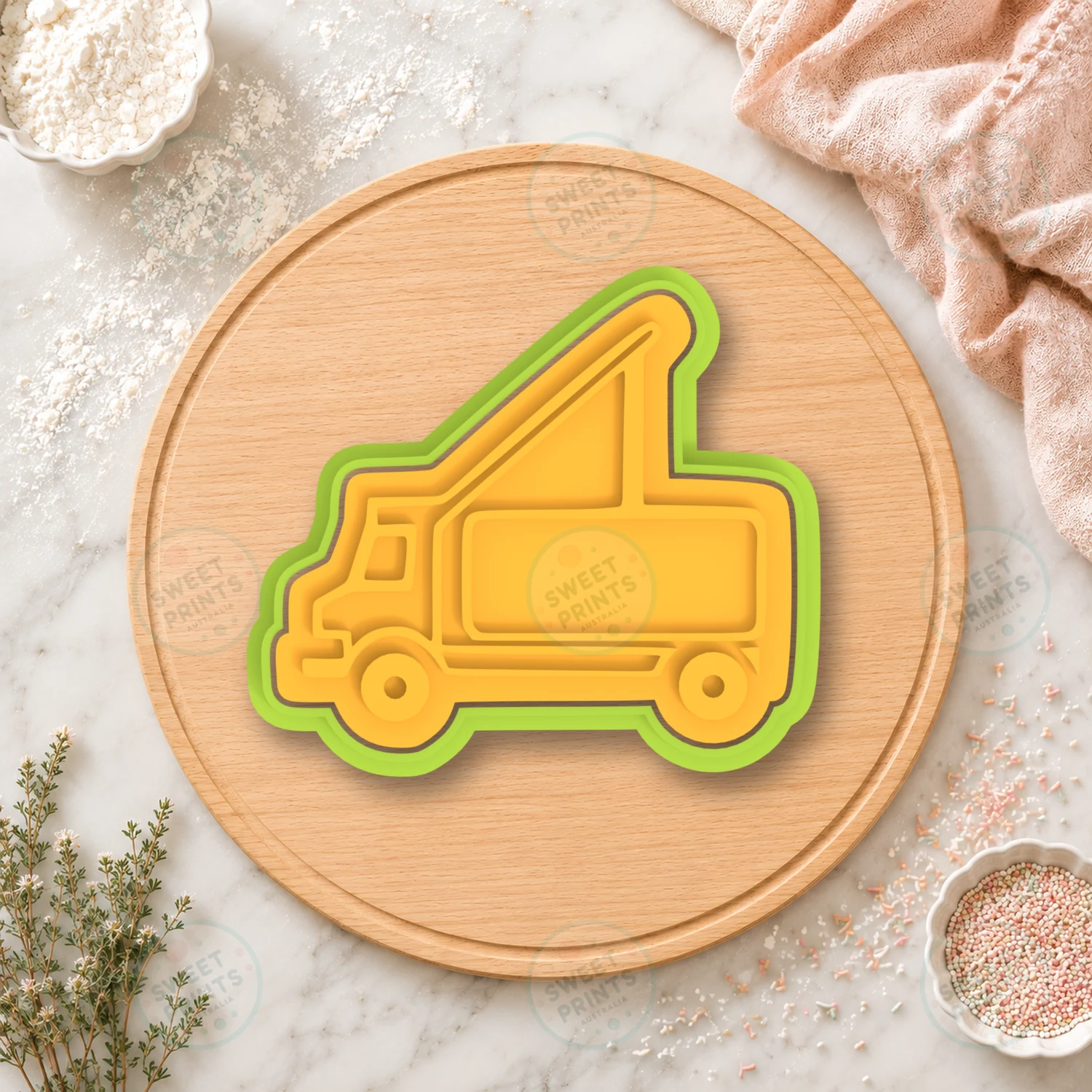 Tipper Dump Truck Cookie Cutter & Stamp cookie cutter