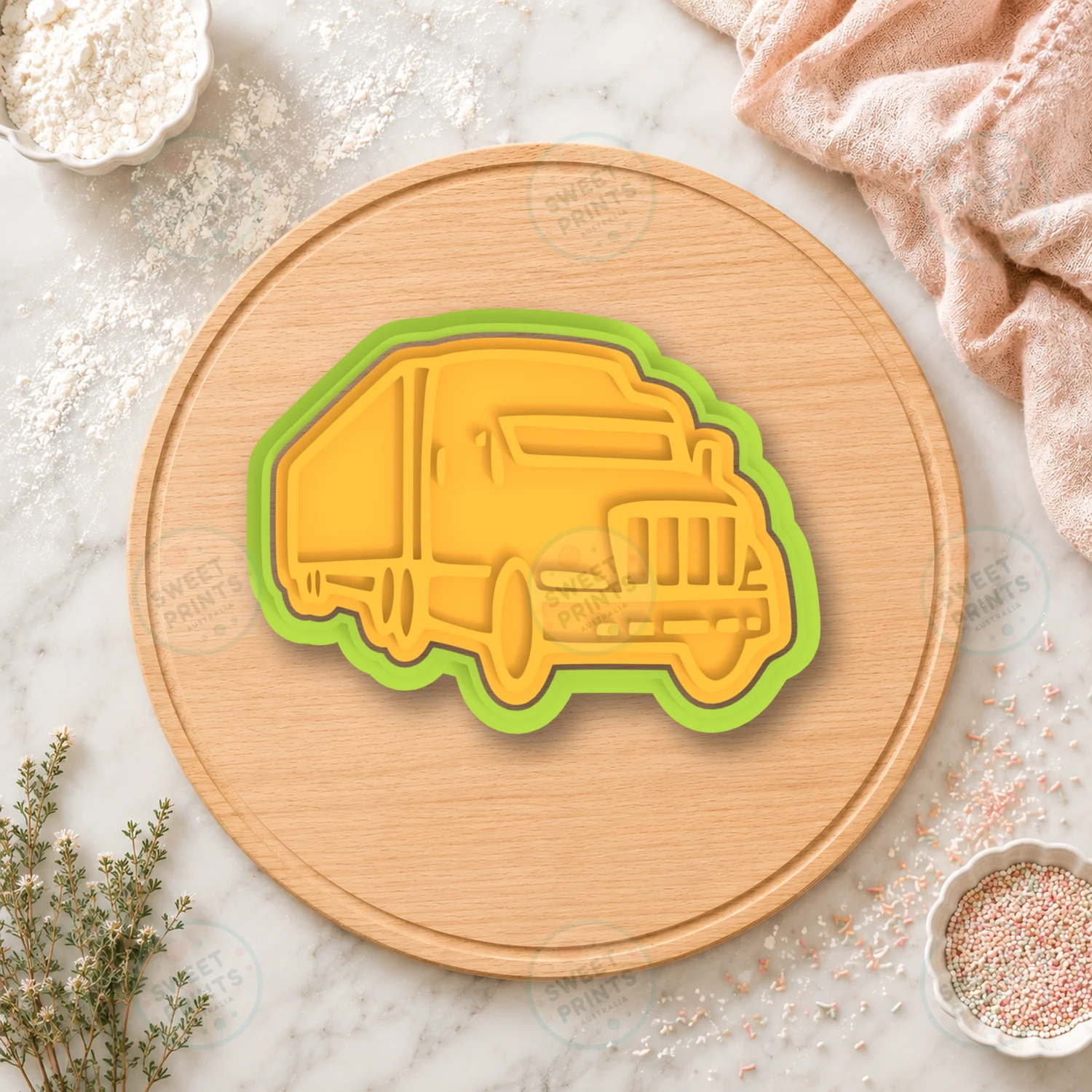 Box Truck Cookie Cutter & Stamp cookie cutter
