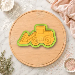 Excavator 2 Cookie Cutter & Stamp
