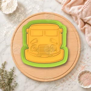 Trash Truck FACE Cookie Cutter & Stamp