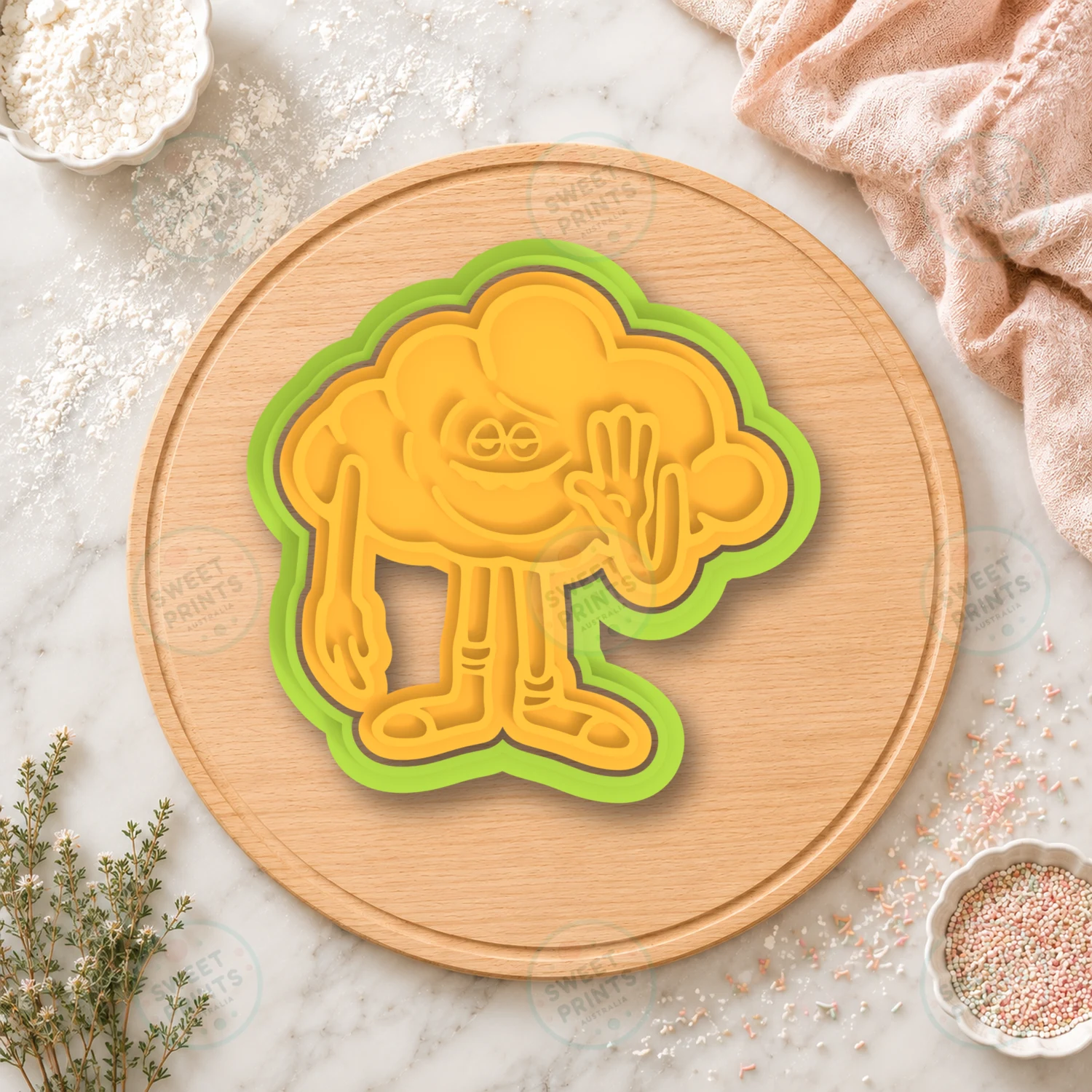 Cloud Guy Cookie Cutter & Stamp cookie cutter