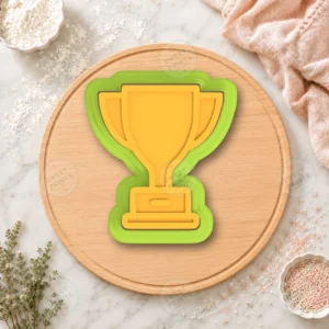 Lightning McQueen Trophy Cookie Cutter & Stamp