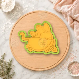 Cupid Bunny Cookie Cutter & Stamp