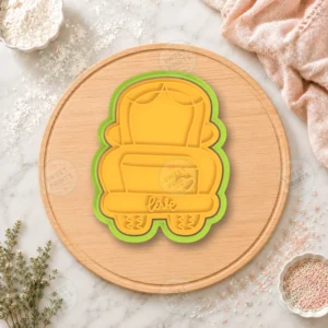 Love Truck Cookie Cutter & Stamp