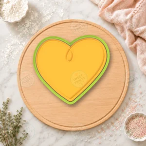 Classic Heart Cookie Cutter & Stamp
