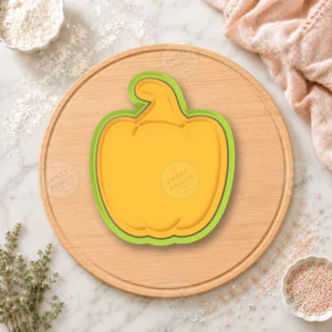 Bell Pepper Cookie Cutter & Stamp