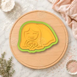 Bride Cookie Cutter & Stamp