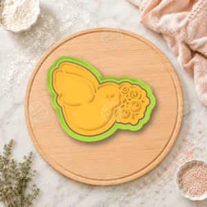 Wedding Dove with Roses Cookie Cutter & Stamp