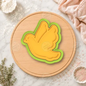 Flying Wedding Dove Cookie Cutter & Stamp