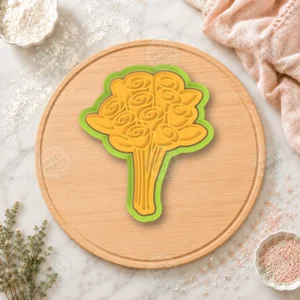 Rose Bouquet Cookie Cutter & Stamp