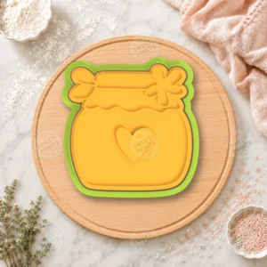 Wedding Honey Jar Cookie Cutter & Stamp