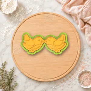 Wedding Doves Pair Cookie Cutter & Stamp