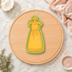 Wedding Dress on Hanger Cookie Cutter & Stamp
