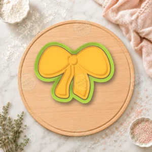 Wedding Ribbon Bow Cookie Cutter & Stamp