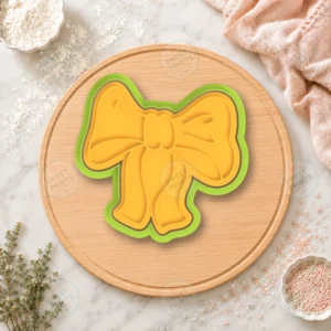 Wedding Bow Ribbon Cookie Cutter & Stamp
