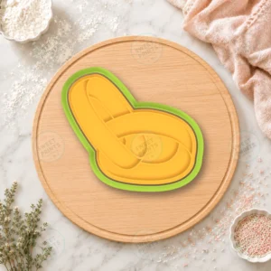Interlocking Wedding Rings Cookie Cutter & Stamp