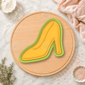 Wedding High Heel Cookie Cutter & Stamp