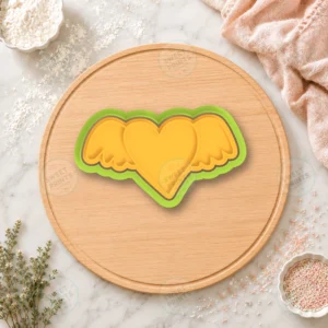 Winged Heart Cookie Cutter & Stamp